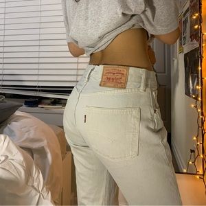 COPY - Cream Levi 501’s